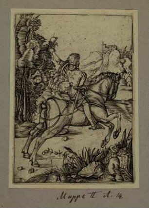 Galoppierender Reiter (Der kleine Kurier)