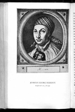 Johann Georg Hamann Kupferstich von J. H. Lips