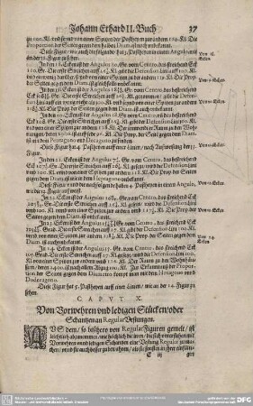 CAPUT X. Von Vorwehren und ledigen Stücken/oder Schantzen an Regular Vestungen.