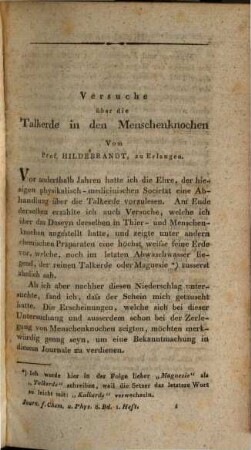 Journal für Chemie und Physik. 8. 1813