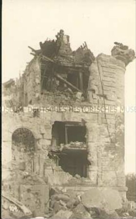 Zerstörtes Gebäude (Belgien?)