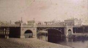 Die neue Brücke der Anhaltischen Bahn über den Landwehrkanal