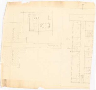 Vinzenz-Waisenhaus (mit Stallgebäude), Dortmund: Lageplan und Grundriss