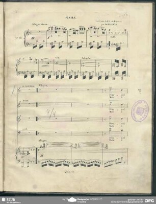 No. 10 Final: "Himmel welch ein Lärmen vor der Thür / Mais ô ciel quel bruit et quel éclat"