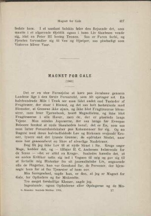 Magnet for Gale (1901)