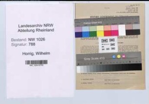 Entnazifizierung Wilhelm Horrig , geb. 24.02.1911 (Polizist)