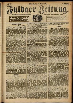 Ausgabe vom Mittwoch, den 08. April 1891.