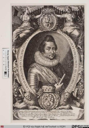 Bildnis Friedrich V., 1610(1614)-1620 Kurfürst von der Pfalz, 1619/20 König von Böhmen