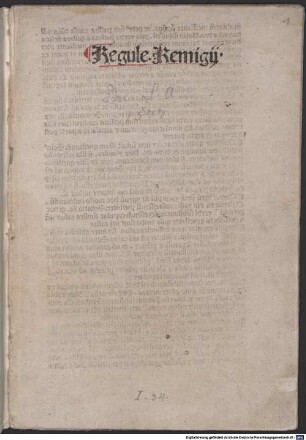 Regula 'Dominus quae pars' (Endet '... aut admirationis')
