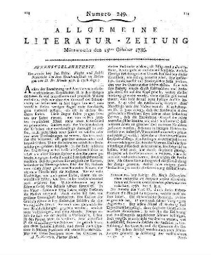 Allgemeines Verzeichniß der Bücher, welche in der Frankfurter und Leipziger Michaelismesse des ... Jahres entweder ganz neu gedruckt, oder sonst verbessert wieder aufgelegt worden sind, auch inskünftige noch herauskommen sollen. Leipzig: Weidmanns Erben und Reich 1786