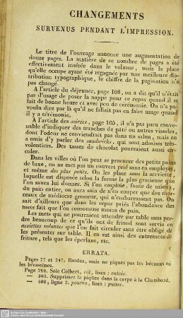 Propriétés des aliments