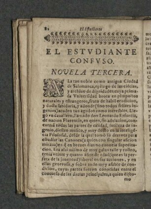 Novela Tercera.