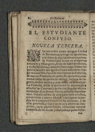 Novela Tercera.