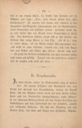 Die Kriegskameraden.
