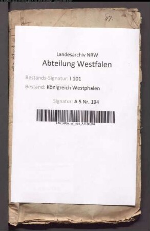 Erledigte von Galensche Kapitularpräbende beim Domstift Minden