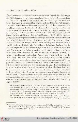 II. Doktrin und Leidenschaften