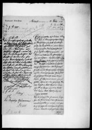 Grundbesitzerwerb seitens des Fiskus im Bezirk Anecho (Fragment)