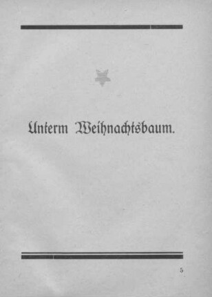 Unterm Weihnachtsbaum
