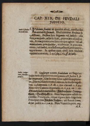 Cap. XIX. De Feudali Iudicio.