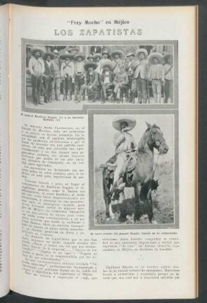"Fray Mocho" en México : Los zapatistas