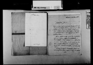 Schreiben von Oswald Haufe, Wertheim, an August Lamey: Konflikte beim Bau einzelner Gebäude in Tauberbischofsheim.