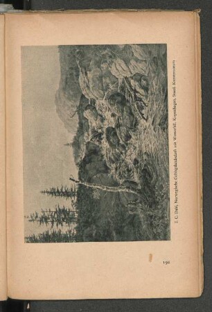 I. C. Dahl, Norwegische Gebirgslandschaft mit Wasserfall. Kopenhagen, Staatl. Kunstmuseum