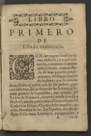 Libro Primero