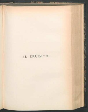 El erudito