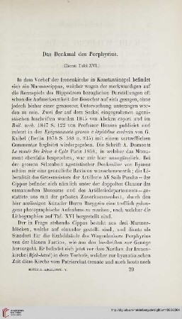 Das Denkmal des Porphyrius