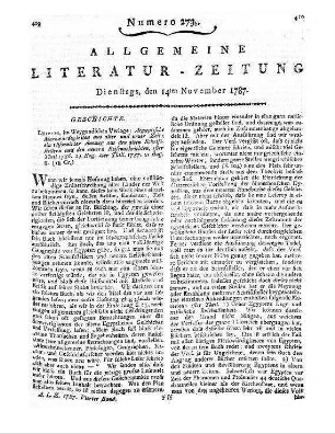[Moritz, K. P.]: Fragmente aus dem Tagebuche eines Geistersehers. Von dem Verfasser Anton Reisers. [i.e. K. P. Moritz]. Berlin: Himburg 1787