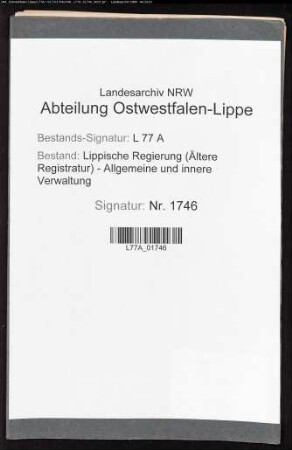 Zulassung des "Lippischen Schulblattes"