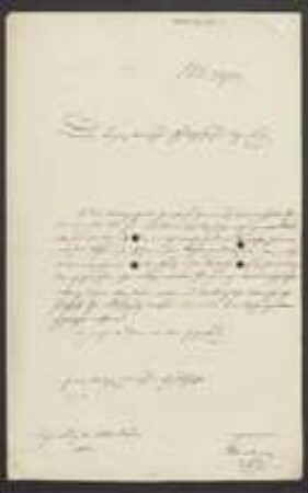 Brief von Friedrich Meyer an Regensburgische Botanische Gesellschaft