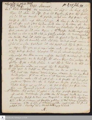 Tagebuch von Christian Pohle.