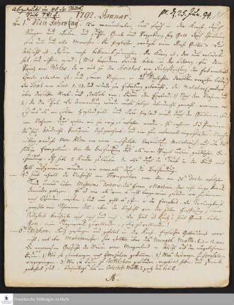 Tagebuch von Christian Pohle.