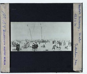 Avercamp, Szene auf dem Eis (Rotterdam MB 2482 (OK))