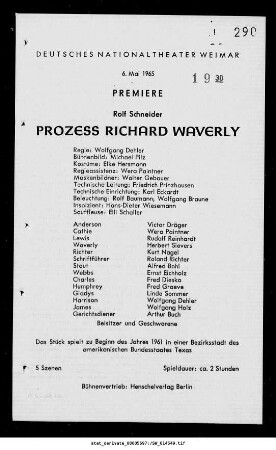 Prozess Richard Waverly
