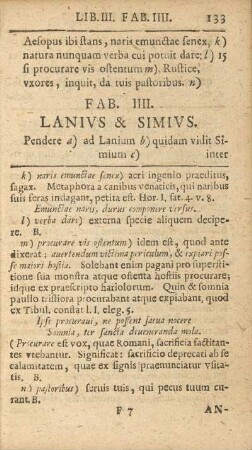 Fab. IIII. Lanivs & Simivs