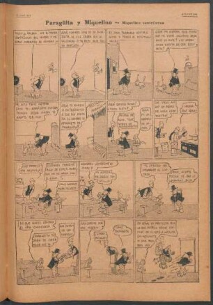 Paragüita y Miquelino. - [Cómic] : Miquelino ventrílocuo
