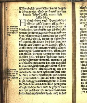 Hier volcht een tractact vande doopse le inden water. [...]