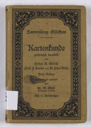 Kartenkunde; Sammlung Göschen ; 30