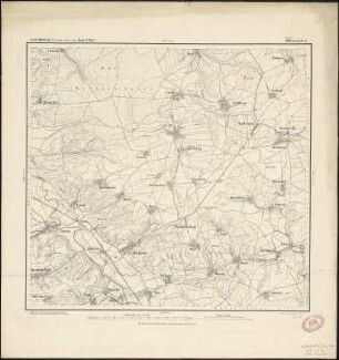 Meßtischblatt 2939 : Langenberg, 1873 : Langenberg. - Aufn. 1854. - 1:25000. - [Berlin]: Reichsamt für Landesaufnahme, 1873. - 1 Kt.