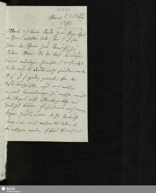 Nr. 52: Forkel, Margaretha an die Vossische Buchhandlung. 21.08.1791.