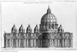 Templum vaticanum et ipsius origo - p. 427: Roma, San Pietro in Vaticano, rilievo del fianco della basilica ...