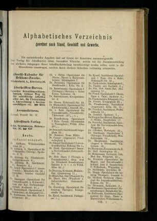 Abreiß-Kalender für Reklame-Zwecke bis Autotypien