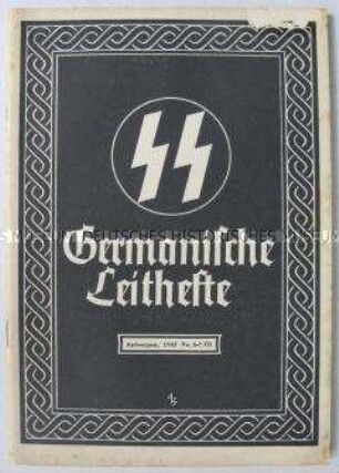 Flämische Ausgabe der Monatszeitschrift der SS "Germanische Leithefte"