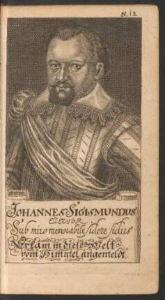 N. 12. Johannes Sigismundus Elector.