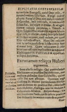 Excutiamus reliqua Huberi argumenta.
