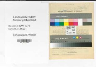 Entnazifizierung Walter Schoenborn , geb. 16.11.1919 (Polizist)