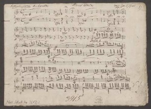 Introduction et Variations sur un thême autrichien, pf, op. 253, HenK 253, C-Dur - BSB Mus.Schott.Ha 3612-2 : [heading at center:] Piano Forte [at right:] par: Jos: Küffner