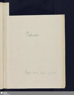 Nr. 68-68a. Pabst, Julius